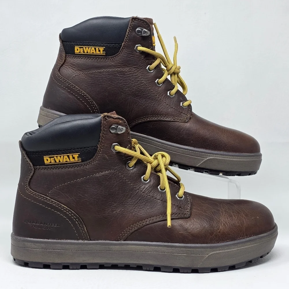 Dewalt Men’s Plasma 6 Inch Work Boots Soft Toe PO1468 Size 11.5 M Brown New